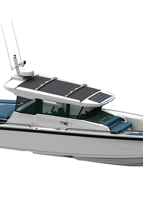 Axopar 29 XC Cross Cabin marketing photo