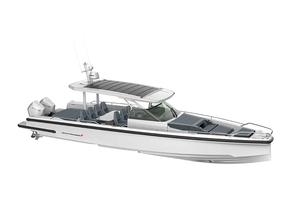 Axopar 37 Sun Top marketing photo