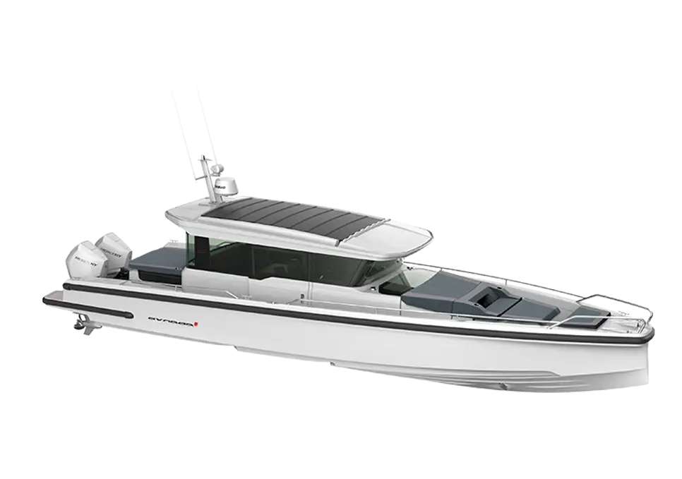 Axopar 37 XC Cross Cabin marketing photo