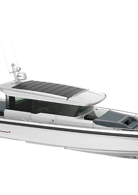 Axopar 37 XC Cross Cabin marketing photo