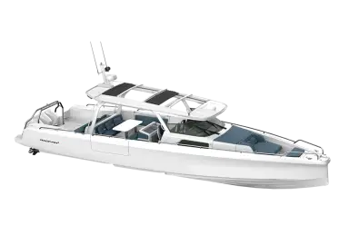 Axopar 38 XC Cross Cabin marketing photo