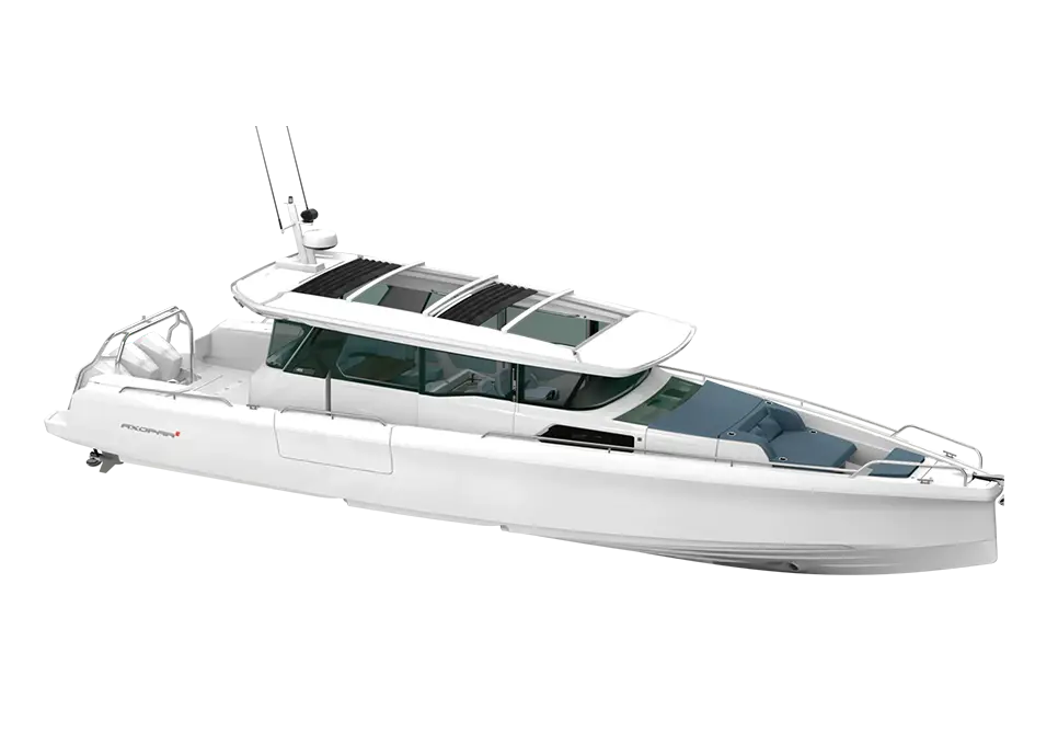 Axopar 45 XC Cross Cabin marketing photo