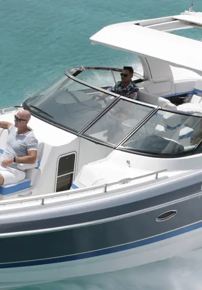 350 Crossover Bowrider marketing photo