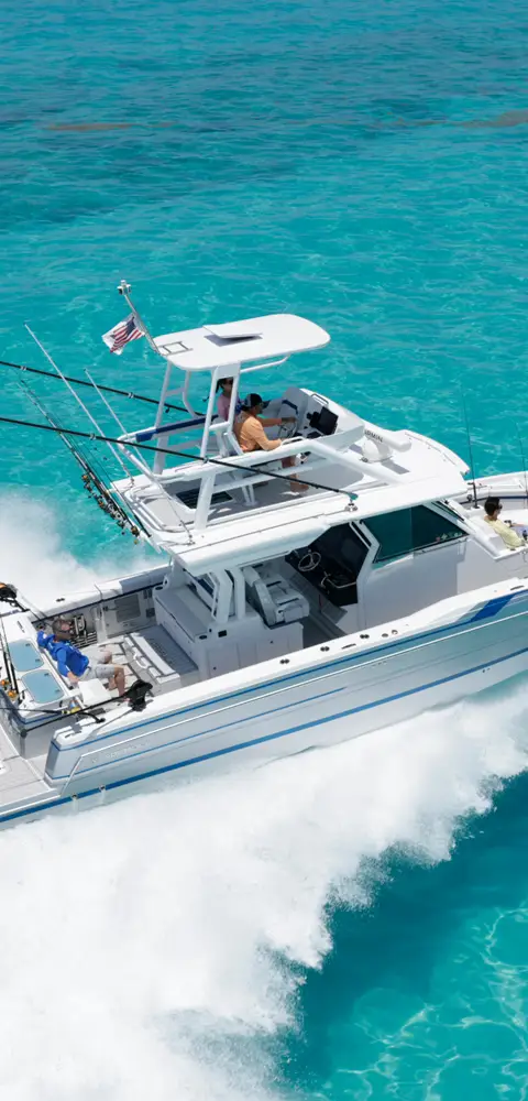 387 Center Console Fish marketing photo