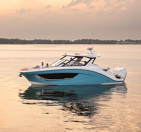 SunDeck 3200 Outboard marketing photo