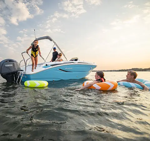 SunDeck Sport Outboard marketing photo